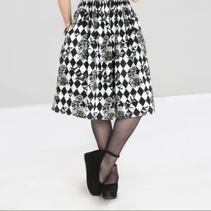 Hellbunny Hauntley Circle Skirt Bats